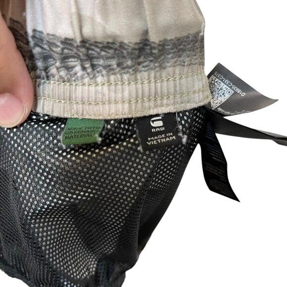 G-Star Raw Carnic All Over Print Swimming Shorts Men’s Size Large Elastic Waist - Picture 4 of 10